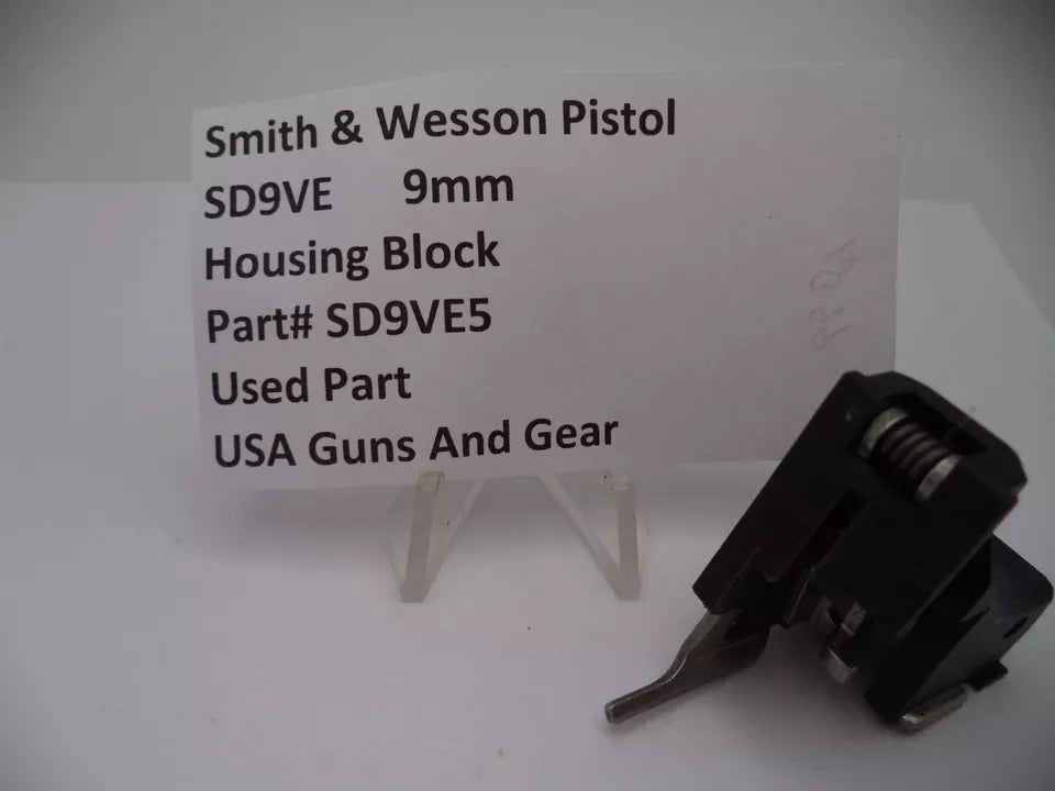 SD9VE5 Smith & Wesson Pistol SD9VE Housing Block 9mm Used Part
