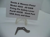4043E Smith & Wesson Pistol Model 4043 Firing Pin Safety Lever .40 S&W