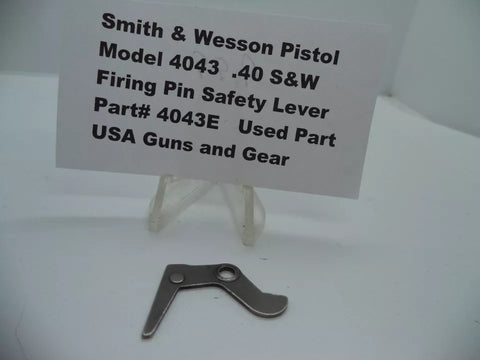 4043E Smith & Wesson Pistol Model 4043 Firing Pin Safety Lever .40 S&W