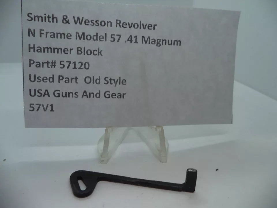 57120 Smith & Wesson N Frame Model 57 Hammer Block .41 Magnum Used
