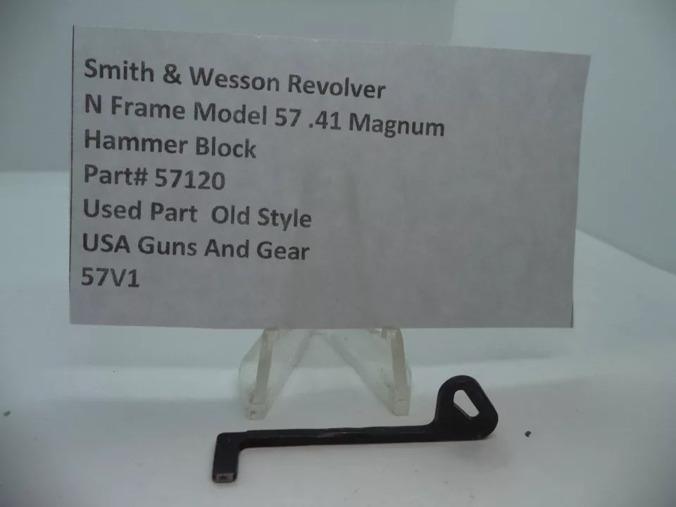 57120 Smith & Wesson N Frame Model 57 Hammer Block .41 Magnum Used