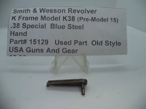 15129 S&W K Frame Model K38 (Pre-Model 15) Hand .38 SPL