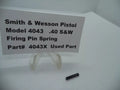 4043X Smith & Wesson Pistol Model 4043 Firing Pin Spring  .40 S&W
