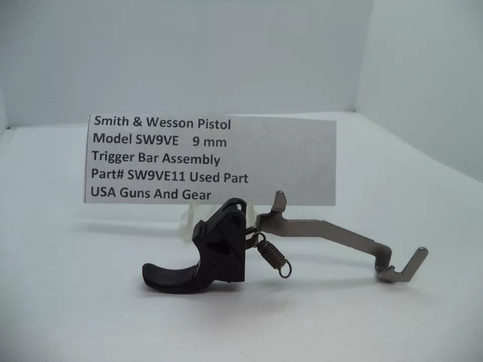 Smith & Wesson SW9VE Sigma Pistol Trigger Bar Assembly 9mm Used OEM Part SW9VE11