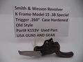 Smith & Wesson K Frame Model 15 Trigger .260" Wide Spur .38 Special K153V