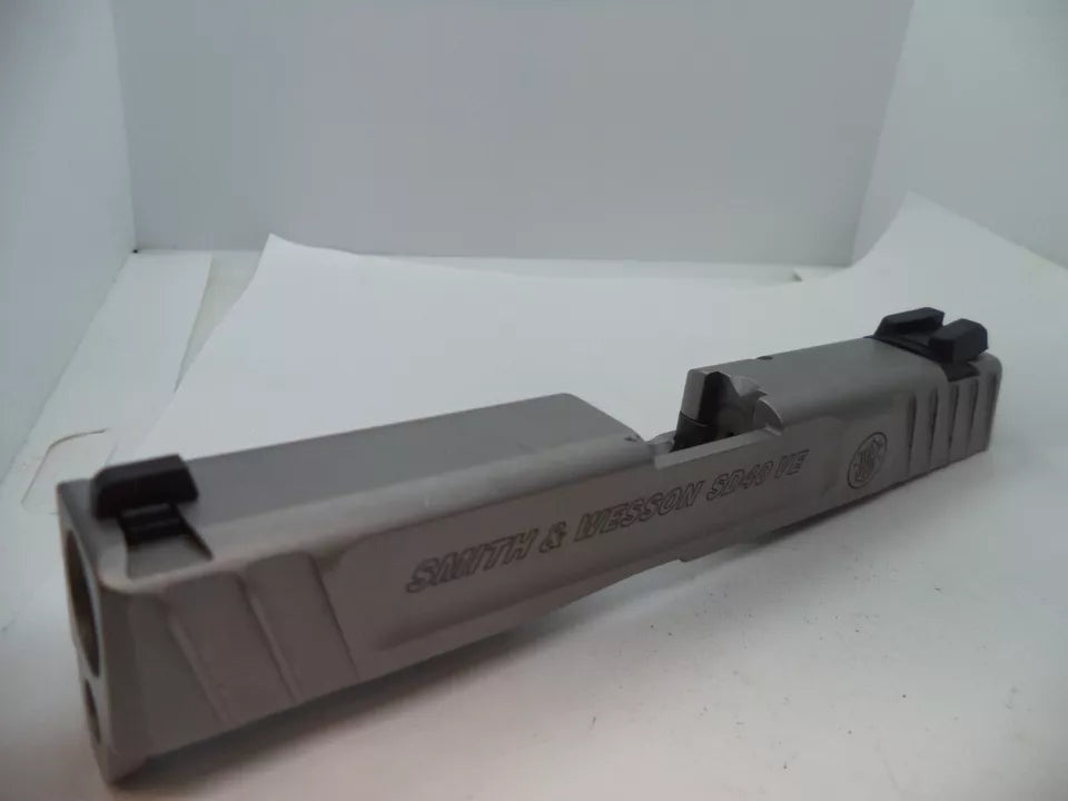 Smith & Wesson SD40 VE Slide Assembly - .40 S&W Stainless Steel (Part# SD40VE8) - Factory OEM Used
