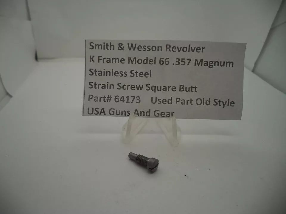 S&W K Frame Model 66 Strain Screw Square Butt .357 Magnum – Part# 64173