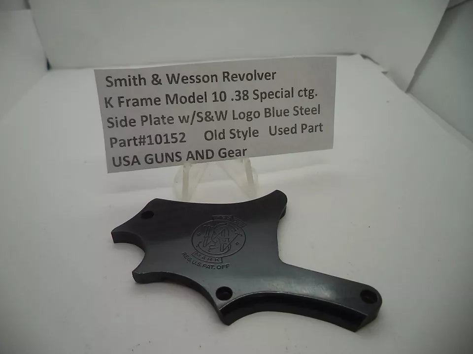 S&W K Frame Model 10 Side Plate w/Logo .38 Special 10152