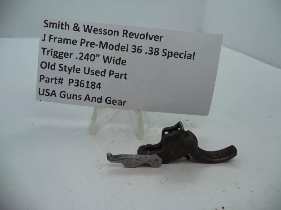 P36184 Smith & Wesson J Frame Pre-Model 36 Trigger .240" Wide .38 Special