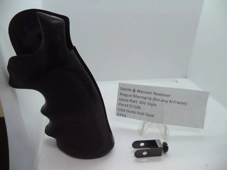 Hogue Monogrip for Smith & Wesson N Frame Revolvers Factory OEM Rubber Grip 57106