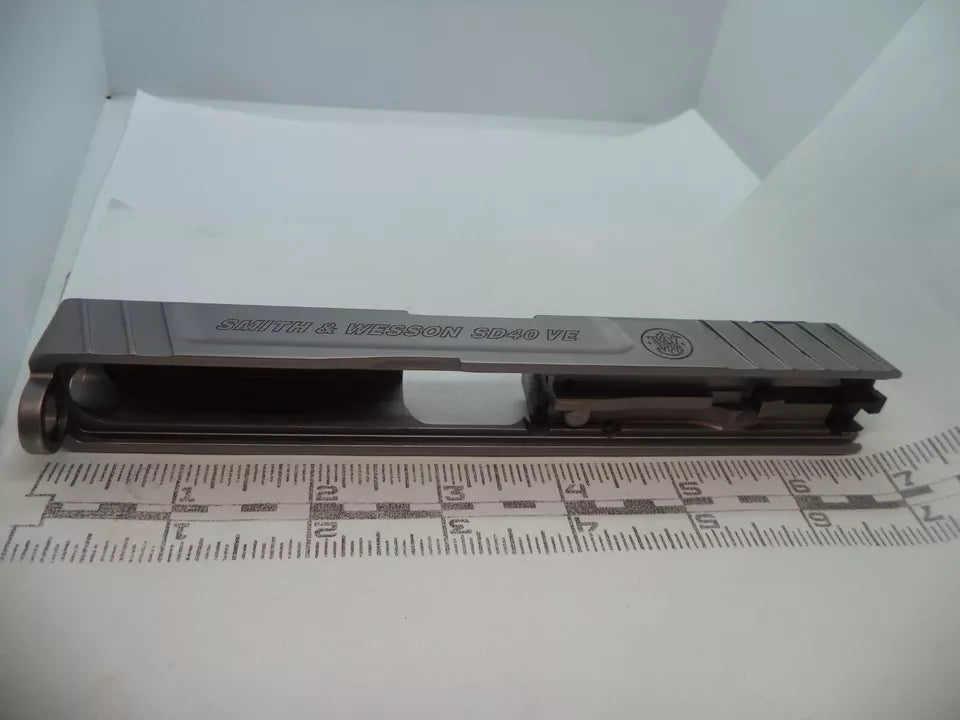 Smith & Wesson SD40 VE Slide Assembly - .40 S&W Stainless Steel (Part# SD40VE8) - Factory OEM Used