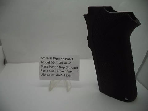 4043B Smith & Wesson Pistol Model 4043 Black Plastic Grip (Curved)  .40 S&W