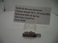 Smith & Wesson J Frame Model 34-1 Rebound Slide & Spring for .22 Long Rifle displayed on a white surface with a descriptive label.