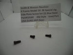 10160 S&W K Frame Model 10 Side Plate Screw Set (3) Blue  .38 Special ctg.
