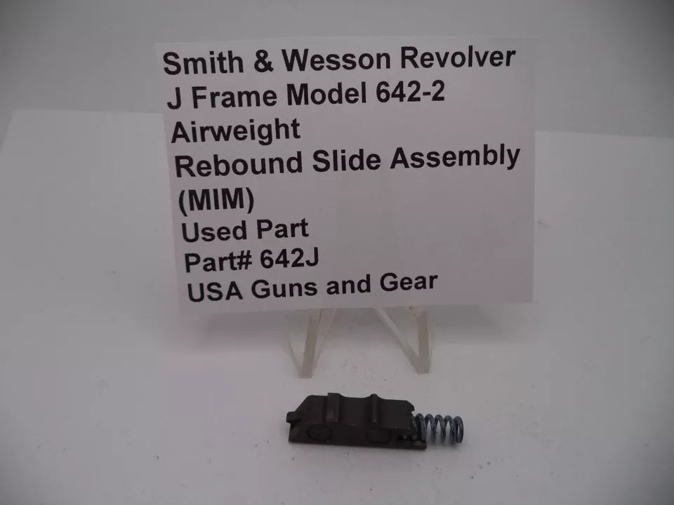 S&W J Frame Model 642-2 Airweight Rebound Slide Assembly .38 Special +P – Part# 642J