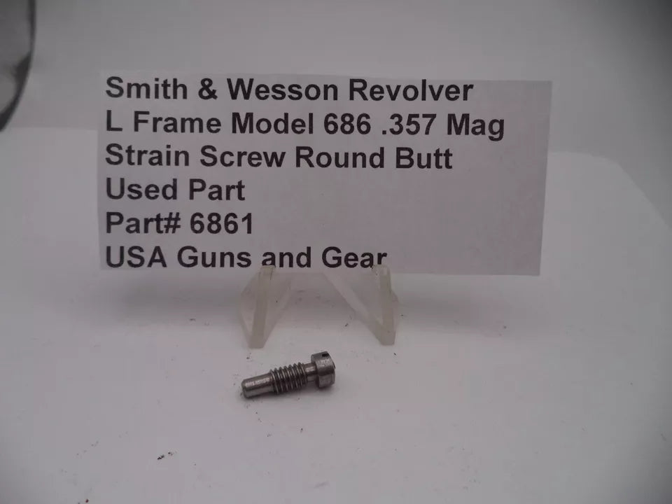 Smith & Wesson Model 686 L Frame Strain Screw Round Butt .357 Magnum, Part# 6861