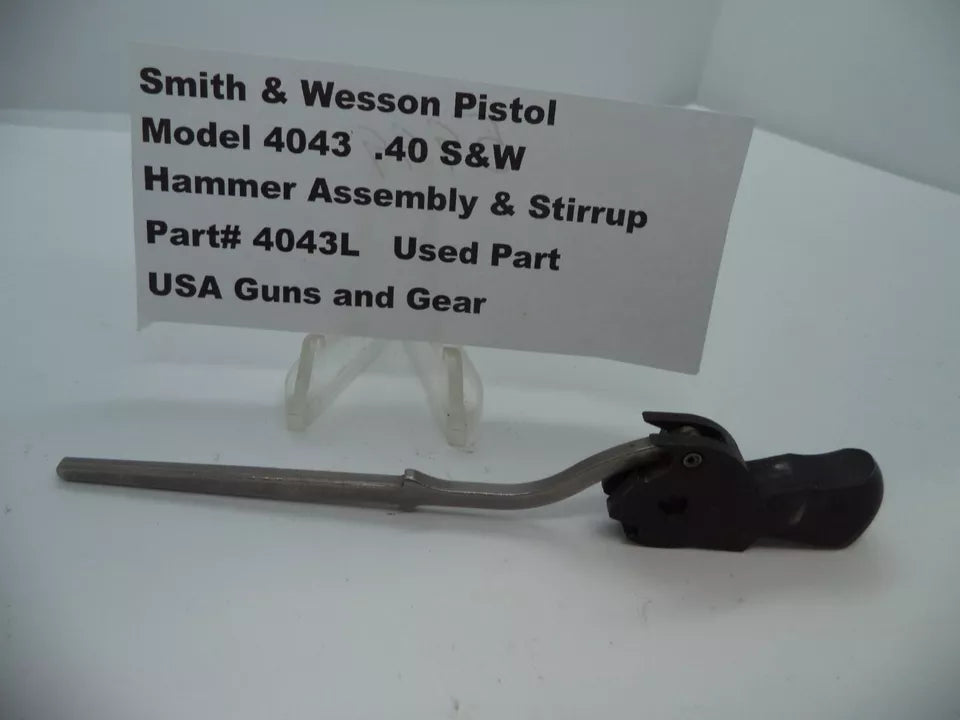 Smith & Wesson Model 4043 Hammer Assembly & Stirrup - Part# 4043L (.40 S&W)