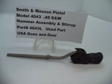 4043L Smith & Wesson Model 4043 Hammer Assembly & Stirrup .40 S&W