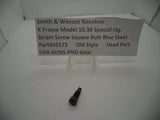 10173 S&W K Frame Model 10 Strain Screw Square Butt Blue  .38 Special ctg.