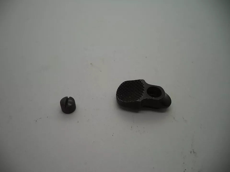 Smith & Wesson K Frame Model 10 Thumb Piece & Nut Blue Steel .38 Special Old Style Used OEM Part 10179