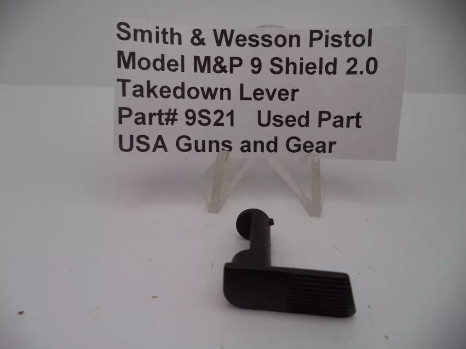 Smith & Wesson M&P 9 Shield 2.0 Takedown Lever - Used OEM Part 9S21