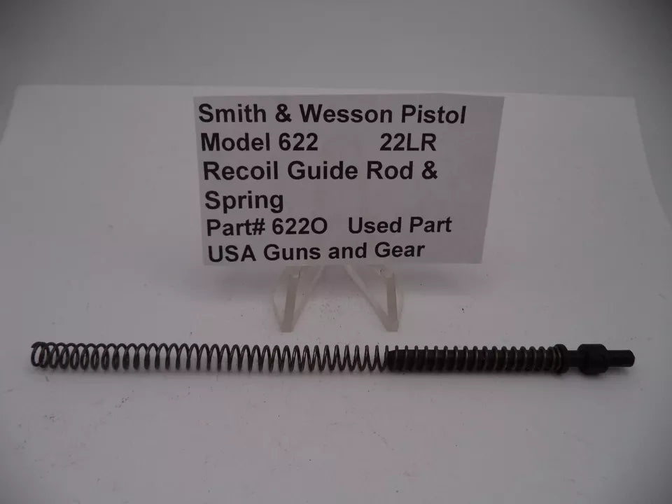 Smith & Wesson Model 622 Pistol Recoil Guide Rod & Spring .22 Long Rifle Used - Part# 622O