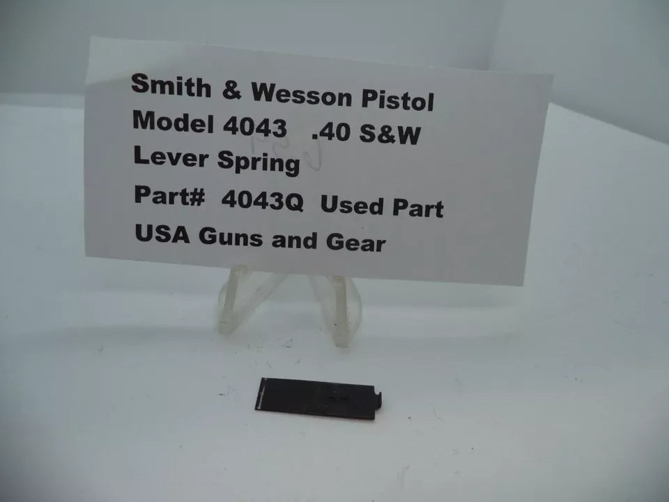 Smith & Wesson Model 4043 Lever Spring .40 S&W 4043Q