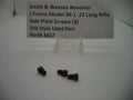 3417 Smith & Wesson J Frame Model 34-1 Side Plate Screws (3) .22 Long Rifle Used