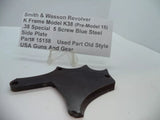 15158 S&W K Frame Model K38 (Pre-Model 15) 5 Screw Blue Steel Side Plate .38 SPL