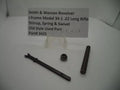 Smith & Wesson J Frame Model 34-1 .22 Long Rifle Stirrup, Spring & Swivel parts displayed on a white surface.