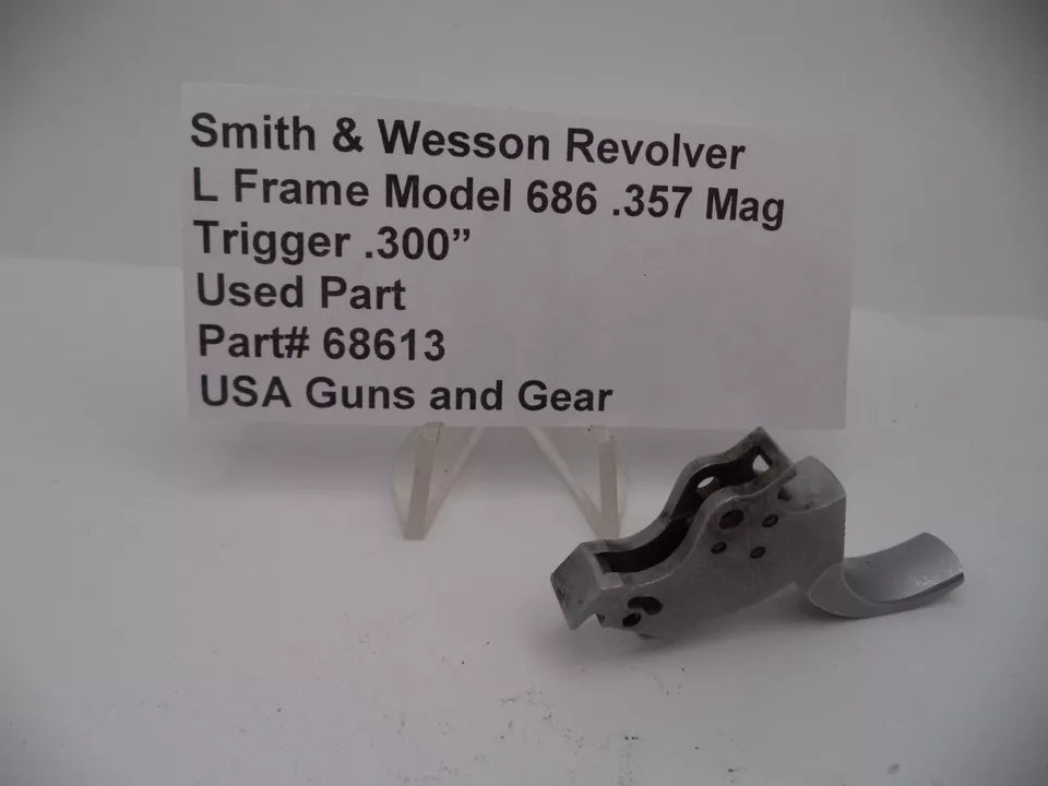 Smith & Wesson L Frame Model 686 Trigger Assembly - .300" .357 Magnum - OEM Factory Part 68613