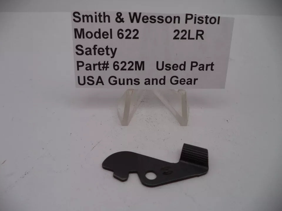 Smith & Wesson Model 622 Pistol Safety .22 Long Rifle Used - Part# 622M