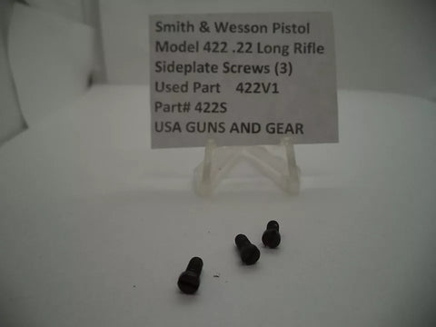 422S S&W Pistol Model 422 Side Plate Screws (3) .22 Long Rifle  Used