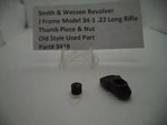 3419 Smith & Wesson J Frame Model 34-1 Thumb Piece & Nut Blue .22 Long Rifle