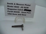 4043G Smith & Wesson Pistol Model 4043 Magazine Catch .40 S&W