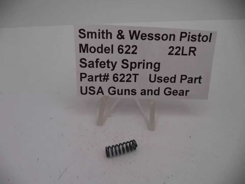 Smith & Wesson Model 622 Pistol Safety Spring .22 Long Rifle Used - Part# 622T