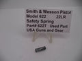 Smith & Wesson Model 622 Pistol Safety Spring .22 Long Rifle Used - Part# 622T