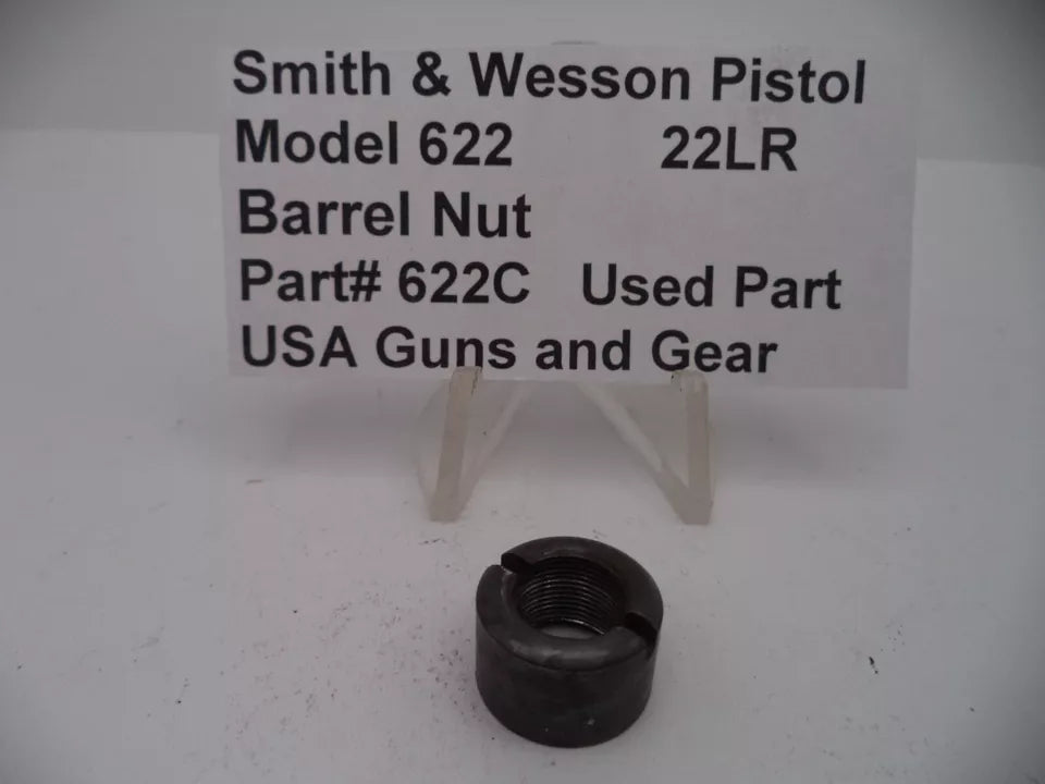 Smith & Wesson Model 622 Pistol Barrel Nut .22 Long Rifle Used - Part# 622C