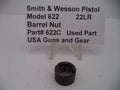 Smith & Wesson Model 622 Pistol Barrel Nut .22 Long Rifle Used - Part# 622C