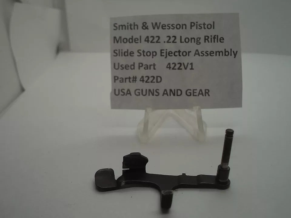 Smith & Wesson Model 422 Slide Stop Ejector Assembly - Factory OEM Part 422D (.22 LR)