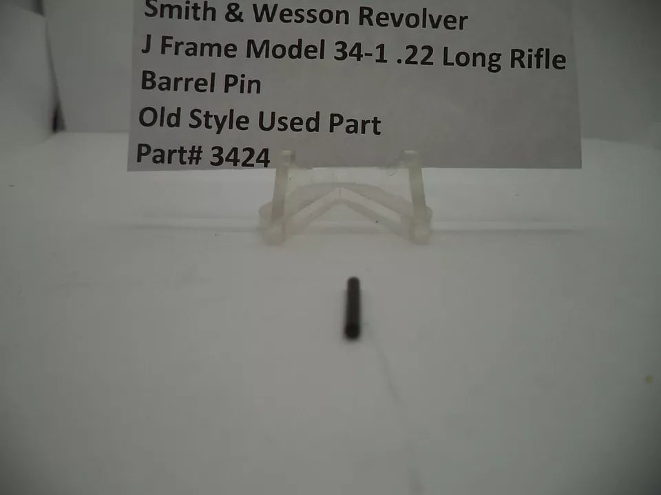 Smith & Wesson J Frame Model 34-1 Barrel Pin .22 LR – Part #3424