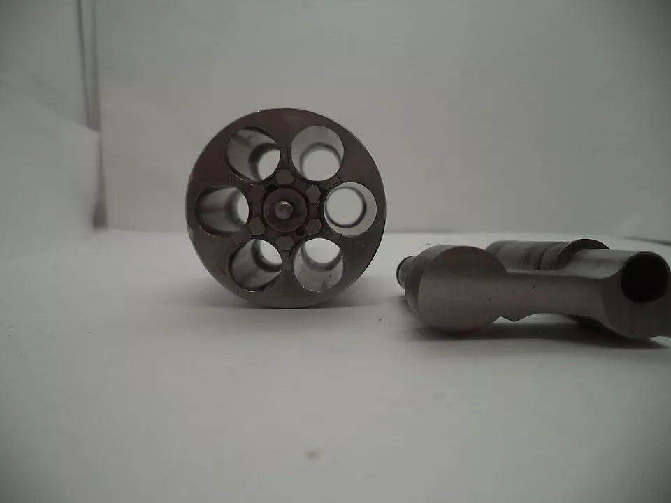 Smith & Wesson K Frame Model 65 Cylinder & Yoke Assembly - Non-Recessed Stainless Steel .357 Magnum - Used OEM Part 6578