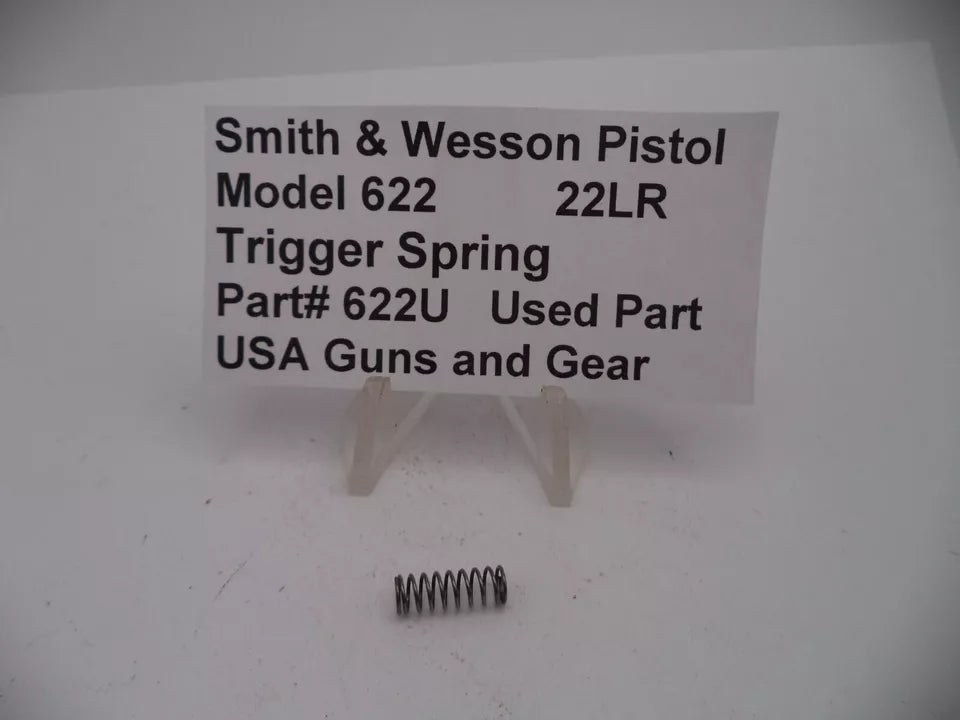 Smith & Wesson Model 622 Pistol Trigger Spring .22 Long Rifle Used - Part# 622U