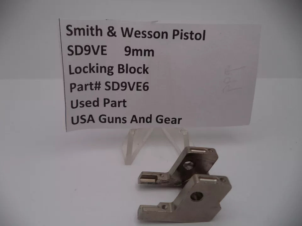 SD9VE6 Smith & Wesson Pistol SD9VE Locking Block 9mm Used Part