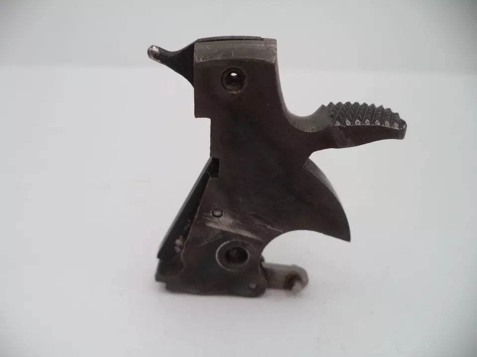 Metal mechanical component on a white background