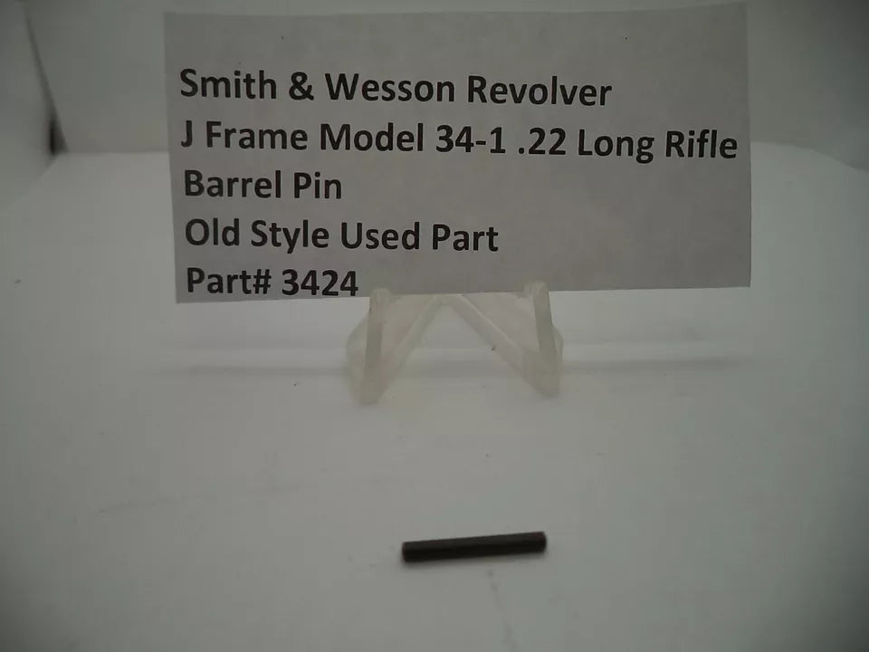Smith & Wesson J Frame Model 34-1 Barrel Pin .22 LR – Part #3424