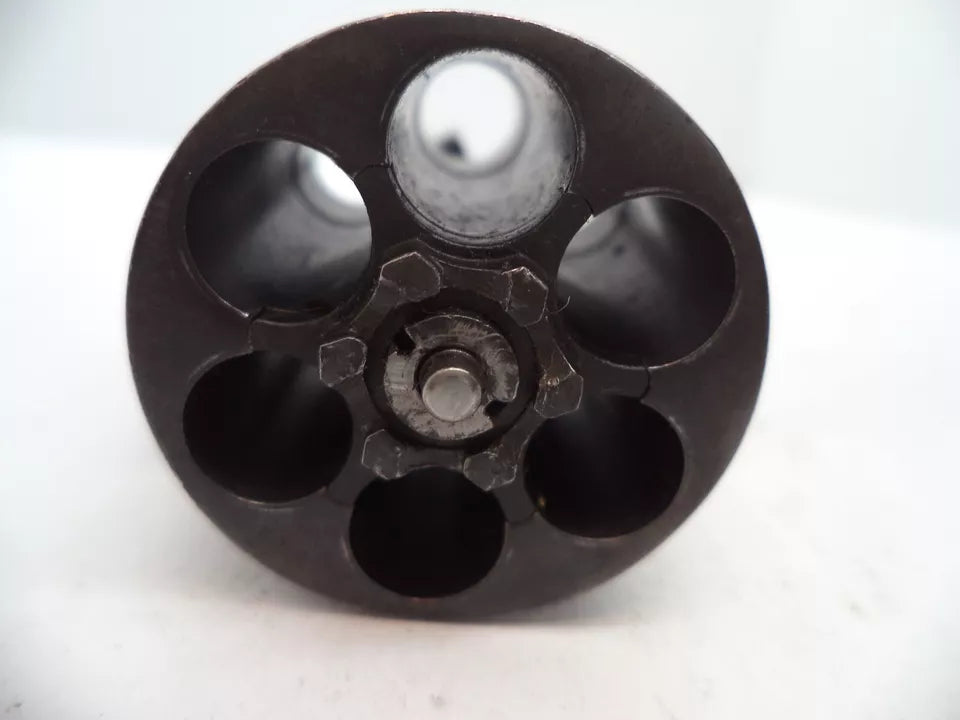 Smith & Wesson K Frame M&P 1st Model 4 Screw Cylinder & Yoke Assembly - Serial# 3312 Blue Steel .38 Colt - Used OEM Part MPC2