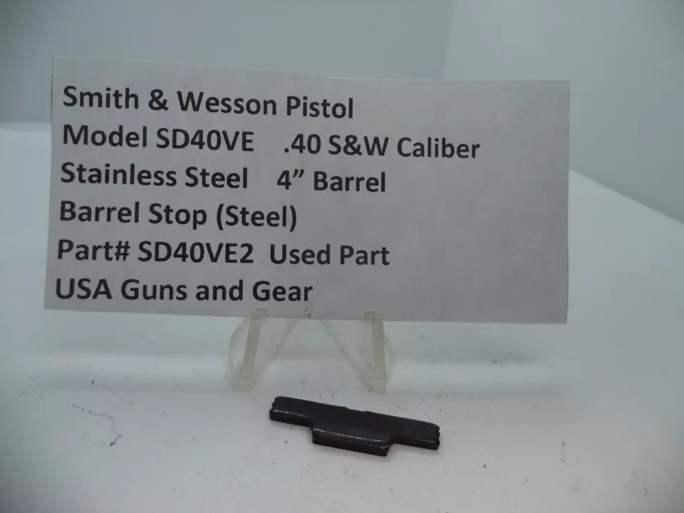 Smith & Wesson SD40 VE 4" Barrel Stop .40 S&W - Part# SD40VE2