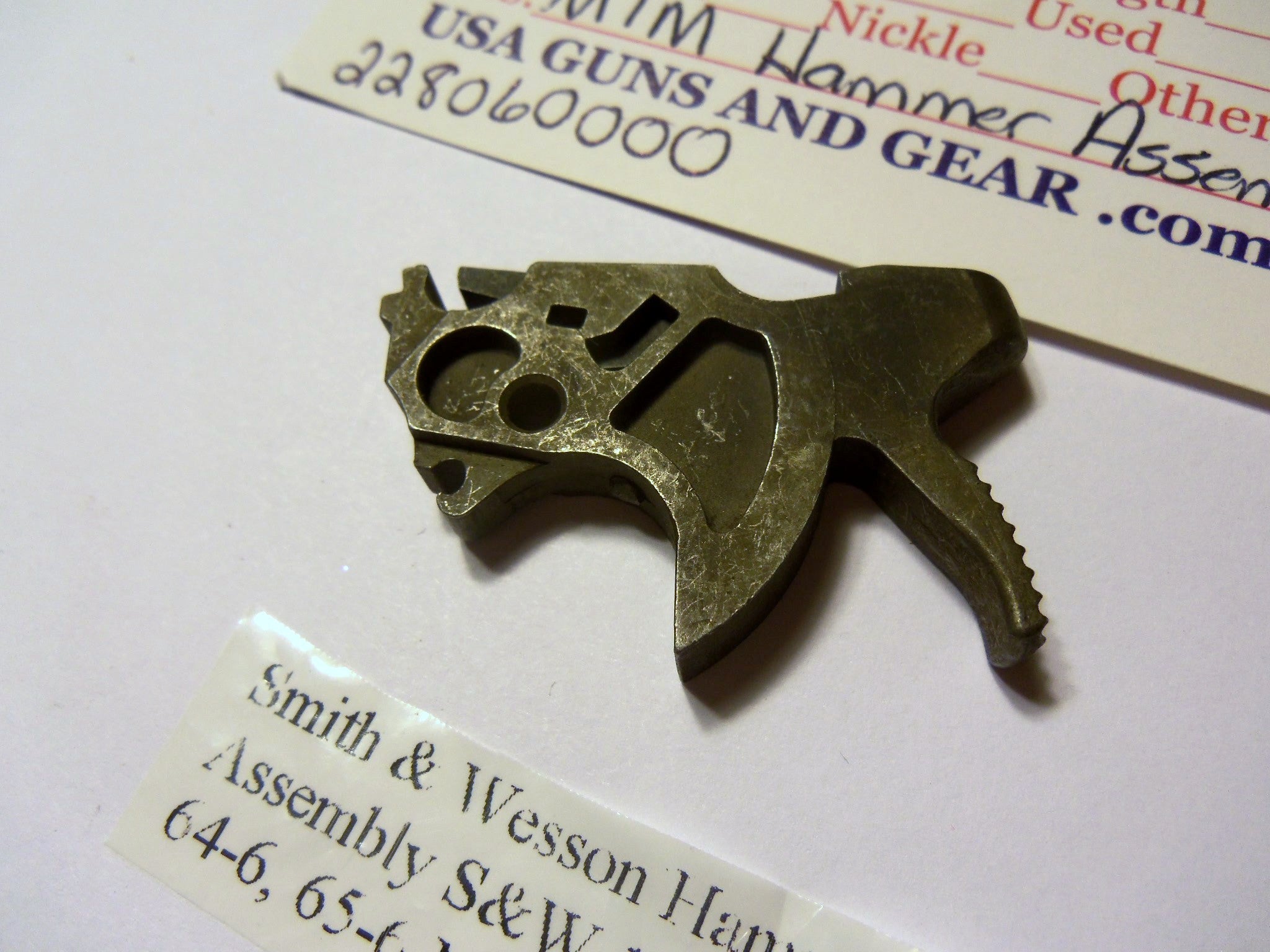 228060000 Smith & Wesson MIM Hammer Assembly New Blued