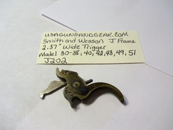 J202 Smith & Wesson J Frame Multi Model Revolver Trigger 2.37" Wide Used Part
